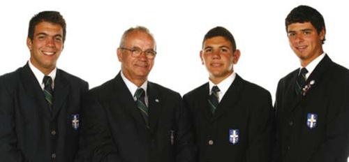 Evangelos Ginis, Michail Sideris, Eleftherios Peros, Konstantinos Riggas